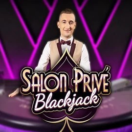Blackjack Salon Privé slot icon by Ezugi, available at Vegasino Casino