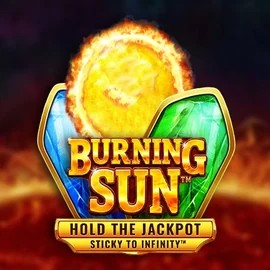 Burning Sun slot logo by Wazdan at Vegasino Casino