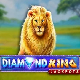 Diamond King Jackpots logo – Jackpots by SpinPlay Games at Vegasino Casino