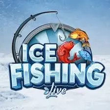 Ice Fishing Live logo – Live Casino by Evolution at Vegasino Casino