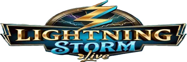 Lightning Storm by Evolution, showcased at casinovegasino-de.com – game logo