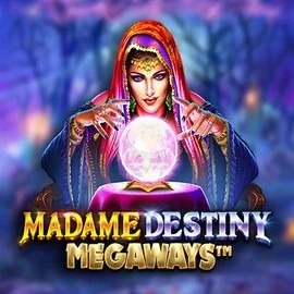 Madame Destiny Megaways logo by Pragmatic Play Vegasino Casino