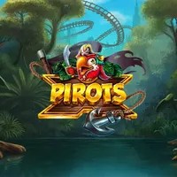 Pirots X logo by ELK Studios at Vegasino Casino