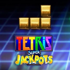 Tetris Super Jackpots by WMS, showcased at casinovegasino-de.com – game logo