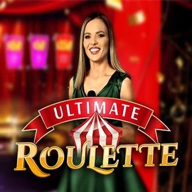 Official Live Casino logo: Ultimate Roulette by Ezugi at Vegasino Casino